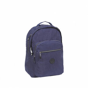 NEW REBELS-Crincle nylon backpack navy Modrá 21L