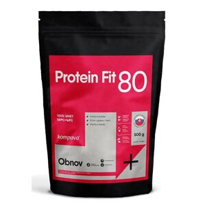 Protein Fit 80 - Kompava 500 g Jahoda