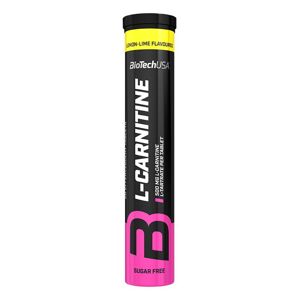 L-Carnitine 500 mg šumivý - Biotech USA 20 tbl Citrón