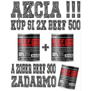 2+1 Zadarmo: Beef Amino - FitBoom 500 tbl. + 500 tbl. + 300 tbl.
