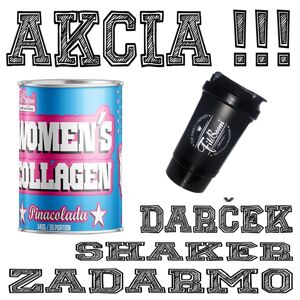 Akcia: Womens Collagen + Šejker Zadarmo - FitBoom 340 g Grapefruit