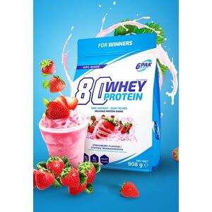 80 Whey Protein - 6PAK Nutrition 908 g Peanut Butter Orange