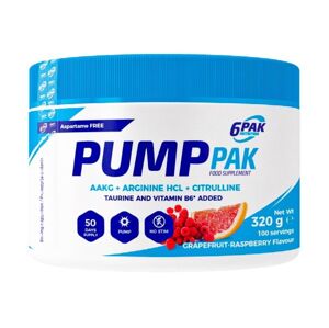 Pump PAK - 6PAK Nutrition 320 g Grapefruit Raspberry