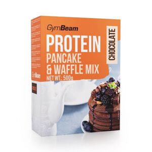 Protein Pancake + Waffle Mix - GymBeam 500 g Chocolate