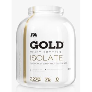 Gold Whey Isolate - Fitness Authority 2270 g Vanilka