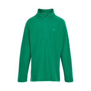 COLOR KIDS-Fleece pulli, Solid-Golf Green Zelená 110