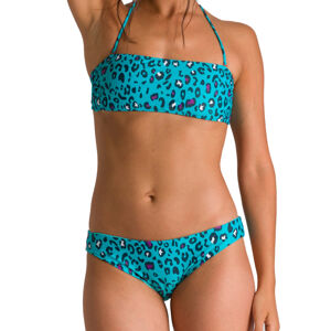 ARENA-W ALLOVER BANDEAU ADJ BACK TWO PIECES Green Zelená XS