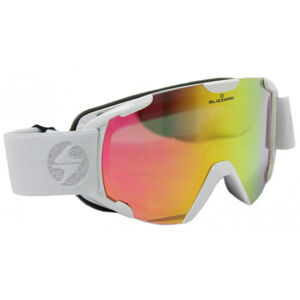 BLIZZARD-Ski Gog. 938 MDAVZO, white shiny, smoke2, pink revo Biela UNI