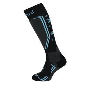BLIZZARD-Viva Warm ski socks, black/grey/blue Čierna 35/38