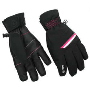 BLIZZARD-Viva Plose ski gloves, black/white/pink 20 Čierna 7