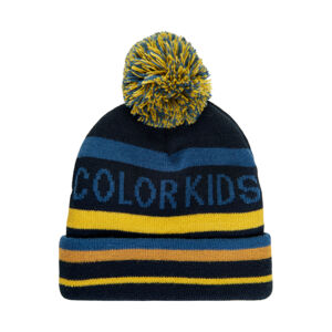 COLOR KIDS-Hat w. logo, dark blue Modrá 54cm 2021