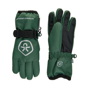 COLOR KIDS-Gloves, waterproof, cilantro Zelená 116/128 2021