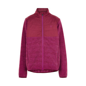COLOR KIDS-Fleece jacket w/Solid Effect -Beet Red Ružová 122