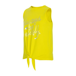 4F JUNIOR-GIRLS-t-shirt-HJL21-JTSD013B-71S-Yellow Žltá 146