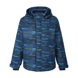 COLOR KIDS-Ski jacket AOP, AF 10.000, dried tobacco Modrá 140