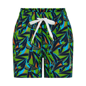 COLOR KIDS-Swim shorts short AOP-jasmine green Zelená 152