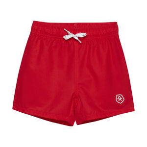 COLOR KIDS-Swim Shorts - Solid, goji berry Červená 128
