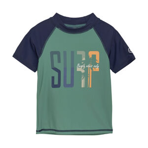 COLOR KIDS-T-shirt W Print, deep sea Zelená 152