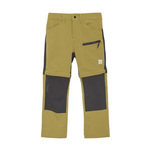 COLOR KIDS-Soft Pants Stretch W. Zip Off, fennel seed Hnedá 122