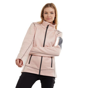 FUNDANGO-Antila Fleece Jacket-339-soft pink melange Ružová XS