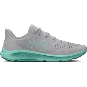 UNDER ARMOUR-UA W Charged Pursuit 3 BL mod gray/halo gray/neo turquoise Šedá 38