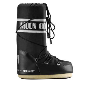 MOON BOOT-Icon Nylon black Čierna 42/44