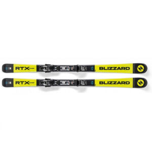 BLIZZARD-RTX Power  black/neon/yellow  + SLR 9.0 AC brake 85[H], soli Čierna 153 cm 20/21