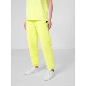 4F-WOMENS TROUSERS SPDD012-45S-CANARY GREEN Zelená XS