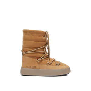 MOON BOOT-L-Track Suede biscotto Hnedá 40