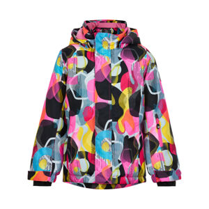 COLOR KIDS-GIRLS Ski jacket AOP, AF 10.000,sugar pink Ružová 116