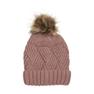 COLOR KIDS-Hat-W.Detachable Fake Fur-741223.4330-burlwood Ružová 52cm