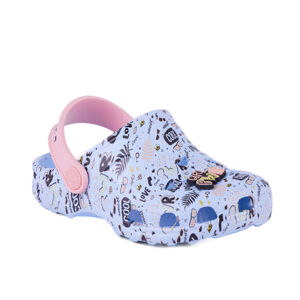 COQUI-Little Frog + Amulet candy blue/baby pink Modrá 25/26