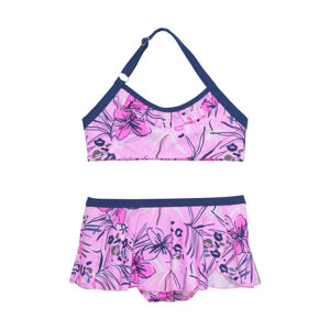 COLOR KIDS-Bikini W. Skirt - AOP, begonia pink Ružová 116