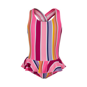 COLOR KIDS-Swimsuit w. skirt-cotton candy Ružová 152