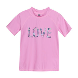 COLOR KIDS-T-shirt W. Print, begonia pink Ružová 128