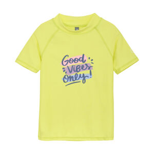 COLOR KIDS-T-shirt W. Print, limelight Žltá 116