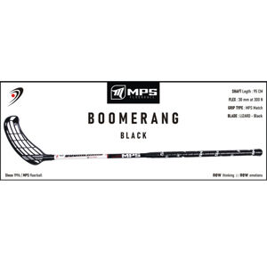 MPS-BOOMERANG Black/White L Čierna Ľavá 95 cm 2020