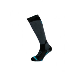 BLIZZARD-Wool Sport Junior ski socks, black/blue Čierna 33/35