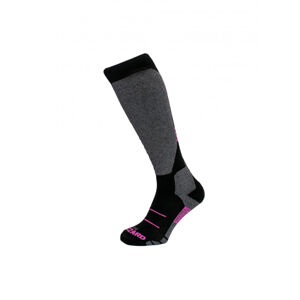 BLIZZARD-Wool Sport Junior ski socks, black/red Čierna 27/29