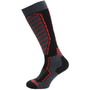 BLIZZARD-Profi ski socks, black/anthracite/red Čierna 35/38