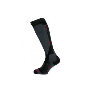 BLIZZARD-Wool Performance ski socks, black/wine red Čierna 39/42