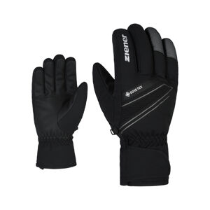 ZIENER-GUNAR GTX glove ski alpine, black/magnet Čierna 7 22/23