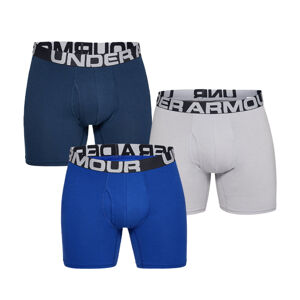 UNDER ARMOUR-Charged Cotton 6in 3 Pack-BLU Modrá M