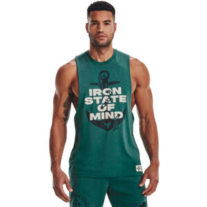 UNDER ARMOUR PROJECT ROCK-UA PROJECT ROCK STATE OF MIND MUSCLE TANK-GR Zelená XL