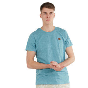 FUNDANGO-Jaggy Structured T-Shirt-514-light pistatia Zelená XL