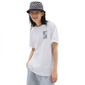 VANS-OFF THE WALL STACKED TYPED SS TEE-WHITE Biela XL