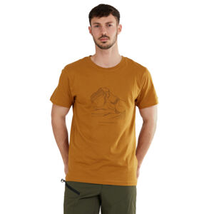 FUNDANGO-Legend T-shirt-240-mustard Žltá XL