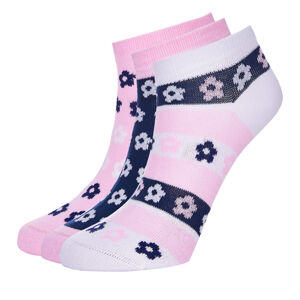 AUTHORITY-ANKLE SOCKS 3PCK flower pink SS20 Mix 31/34
