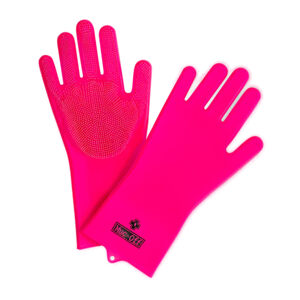 MUC-OFF-Deep Scruber Gloves Pink L Ružová