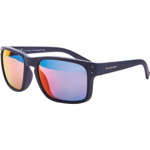 BLIZZARD-Sun glasses PCSC606011, rubber black + gun decor points, 65- Mix 65-17-135